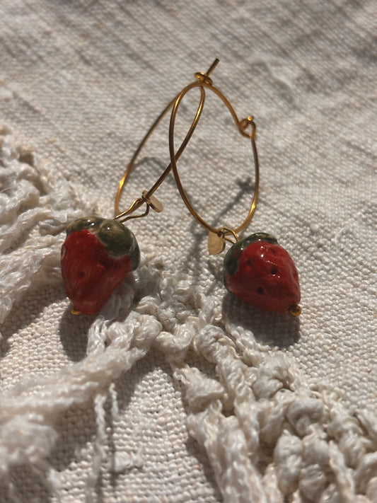 Orecchini fragola